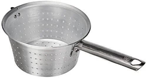 Scolapasta In Acciaio Inox A Rete | 15,2 Cm | Con Manico Anti-scottatura E Gancio