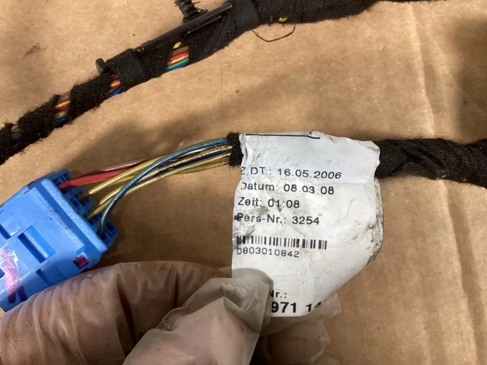 Cable arnés cableado escotilla maletero puerta trasera Porsche Cayenne 2008-2010 OEM. Foto 4 de 4