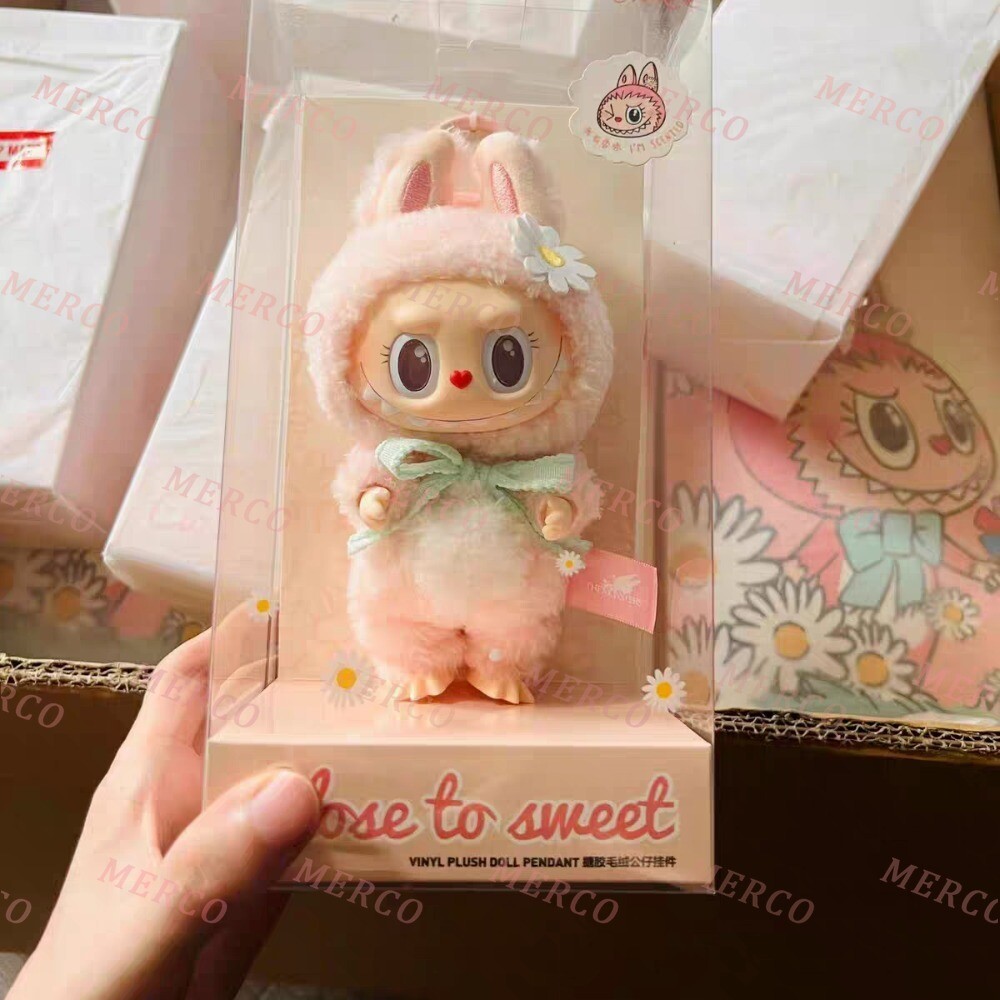 新品POPMART LABUBU MOKOKO 第1代 ぬいぐるみ キーホルダー Pop Mart Labubu Mokoko Close to Sweet Vinyl Plush Pendant - JP