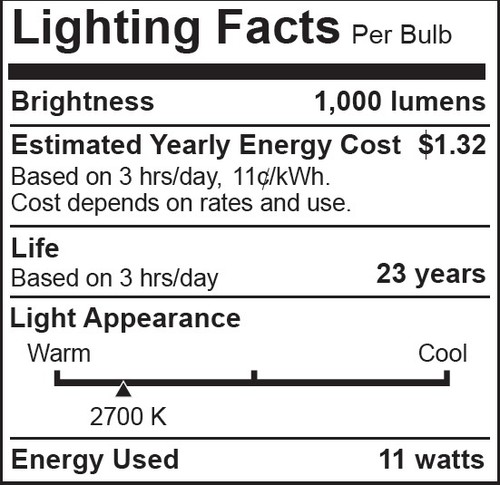 Qty 16 Bioluz LED Br30 11w (95w Equiv) 2700k 1000 Lumen Dimmable Flood - Picture 7 of 7
