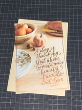 Hallmark DaySpring Thanksgiving Card: Thanking God Above Rejoice Psalm 118:24
