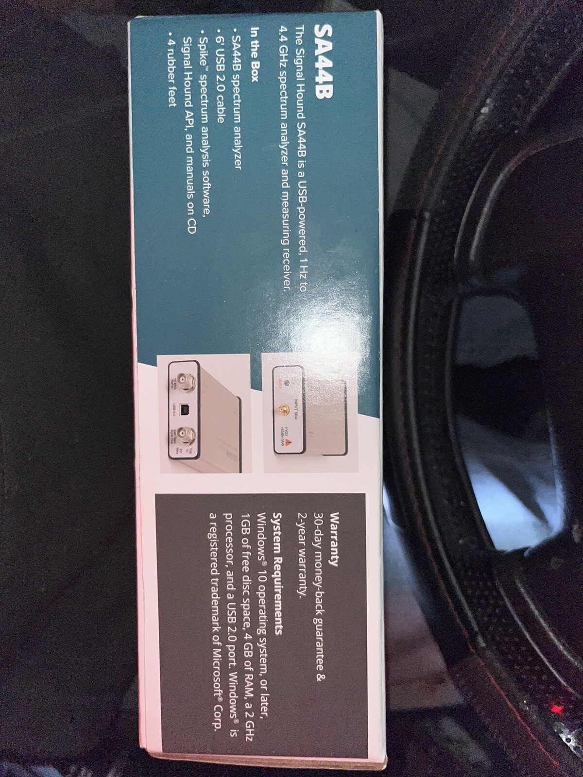 Signal Hound USB SA44B Spectrum Analyzer and Measuring Receiver 1Hz 4