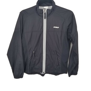 nike black oversized track jacket