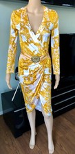 GIANNI VERSACE RUNWAY SS 2005 Sexy Wrap Dress IT 40