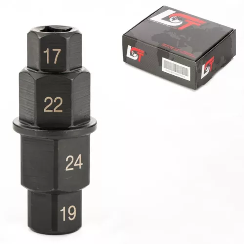 4in1 Innensechskant Steckschlüssel Nuss 17-24mm Spindel für TRIUMPH