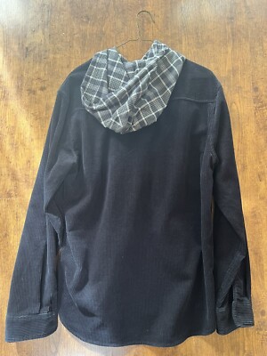 Supreme Hooded Color Blocked Corduroy Shirt Mens Size:M | eBay