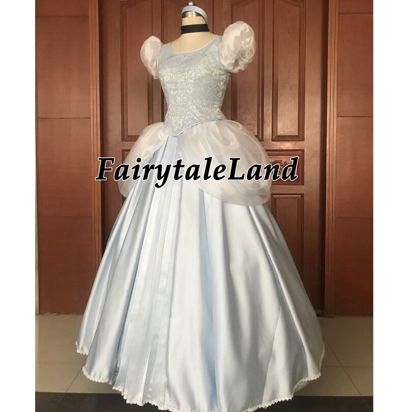 Princess Cinderella Dress High Quality Ball Gown Halloween