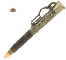 Exotic Brazilian Blackheart Wood Handmade Pen Hunter’s Collectible Level Action