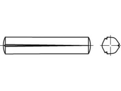 100 x Kegelkerbstifte DIN 1471 Stahl 5 x 32 VES, CAB FASTENING