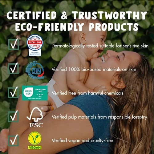 Eco by Naty Eco-Friendly Baby Diapers Size 1 (100 Count), 1, 100 Count - Picture 5 of 7