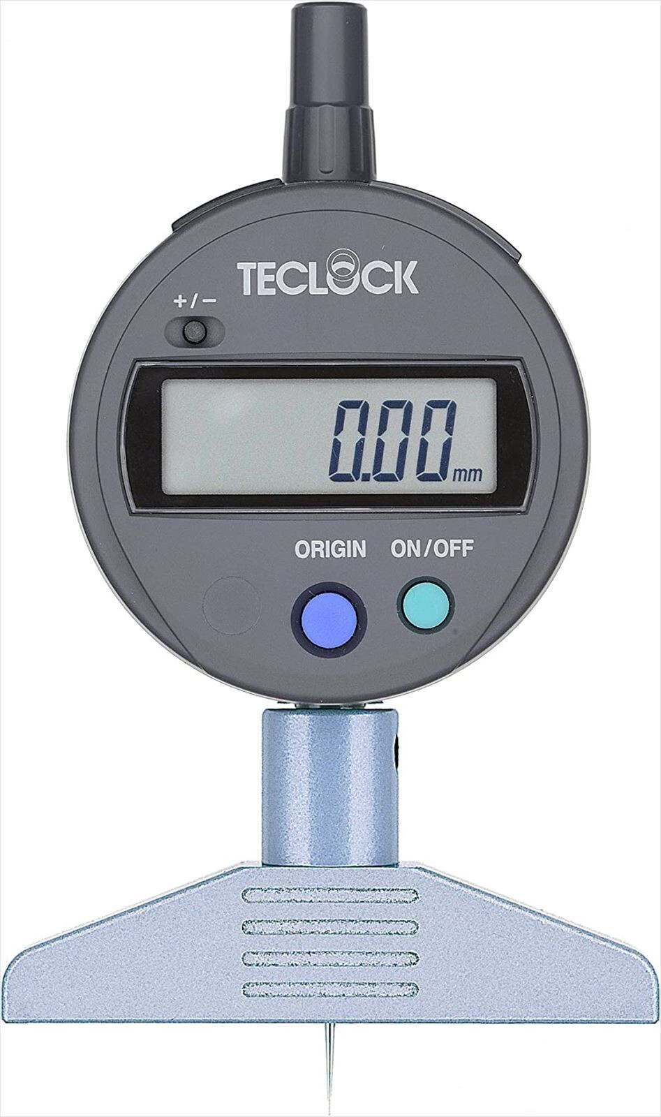 Medidor de profundidad digital convencional Tecclock DMD-210S2 0,01 mm de Japón NUEVO
