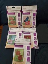 Crafters Companion  Embossing  folders Lot Of 5 Gently Used
