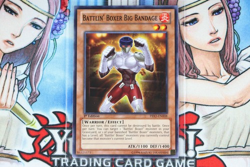 Yugioh Battlin' Boxer Big Bandage PRIO-EN008 1st Edition Common - 第 1/2 張圖片