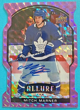 2020-21 Mitch Marner Upper Deck Allure Purple Diamond Die Cut Auto Autograph /10