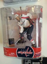 ALEX OVECHKIN WHITE JERSEY Figures McFARLANE WASHINGTON CAPITALS NHL HOCKEY