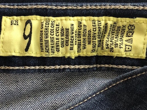 Indigo Rein jeans juniors sz 9 skinny stretch distressed stonewash mid rise-220 - Picture 13 of 16
