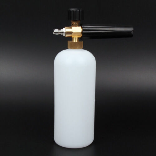 1/4" Snow Foam Lance Cannon Soap Bottle Sprayer Pressure Washer Gun Jet Car Wash - Picture 20 of 27