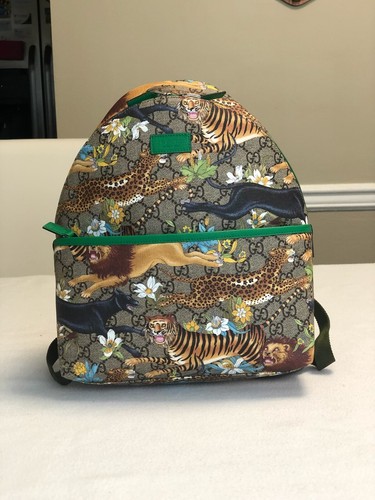 GUCCI KIDS GG SUPREME BENGAL BACKPACK 
