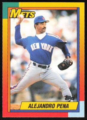 1990 Topps Traded #89T Alejandro Pena New York Mets