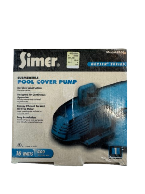 #ad #ad Simer Submersible Pool Cover Pump Geyser Series Model 2105 16W New Sealed $50.00