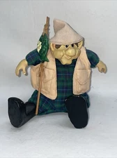 Vintage Russ Berrie Shelf Sitter Figurine Wade the Fisherman 5.5”