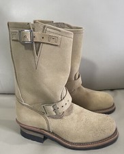 Red Wing Abilene Hawthorne Rough-Out Steel Toe Engineer Boots Men's Size 5.5D