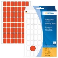 Herma 2342 Vielzwecketiketten 12X18 Mm Rot Papier Matt Handbeschriftung 1792 St.