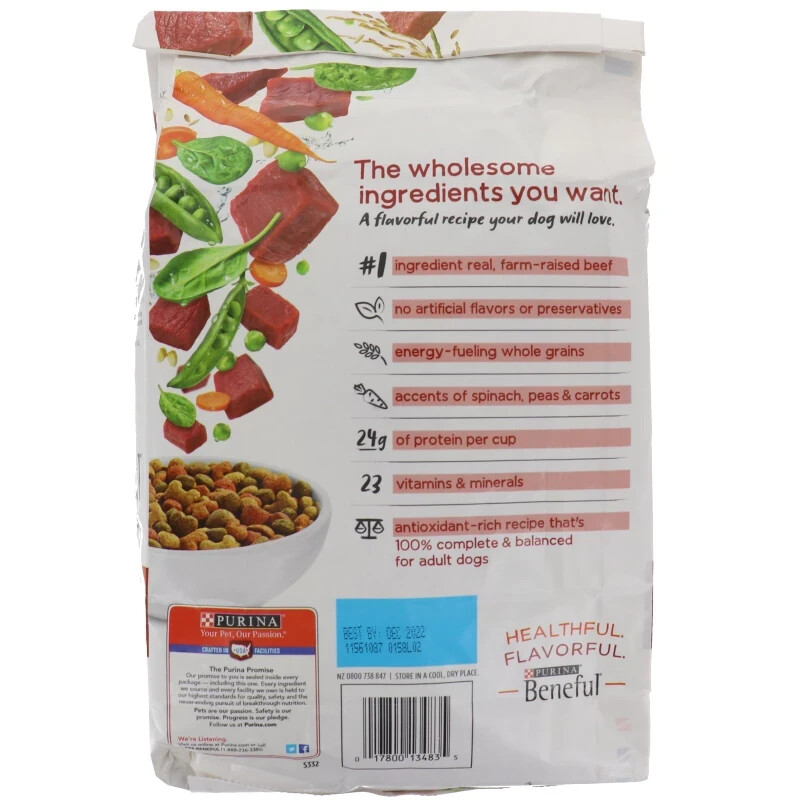 Purina Beneful Dog Food Original Bag 3.5 LB