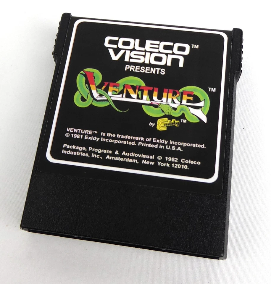 CBS Colecovision Spiel -- VENTURE -- Label gedruckt -- (no Atari) - Bild 1 von 1