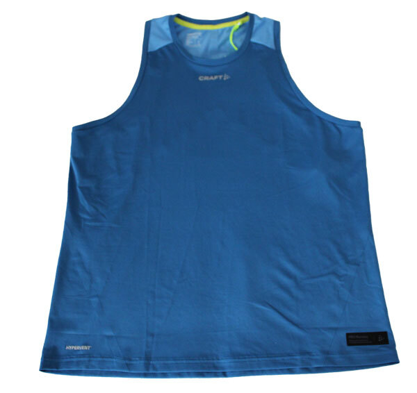 Herren Sportshirt Shirt Laufshirt Craft Pro Hypervent Singlet Blau Gr. L Neu-image