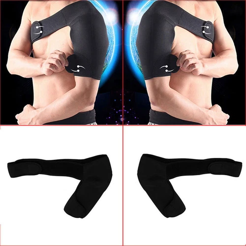 Shoulder Brace Support Compression Sleeve Torn Rotator Cuff Joint Pain Relief - Imagen 4 de 15