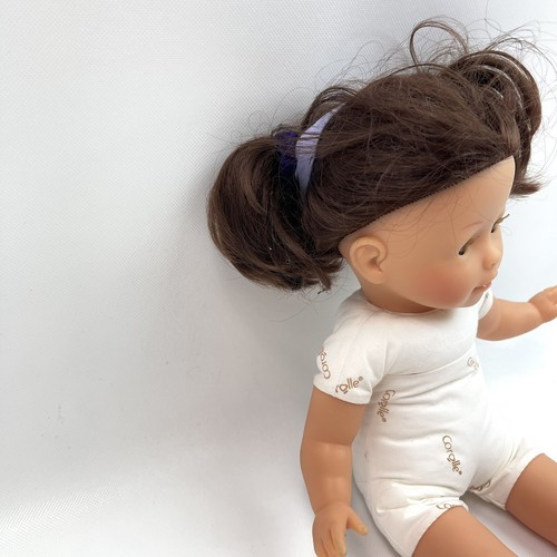 Corolle Brown Eyes Brown Hair Silver Shoes Cute Baby Girl Doll Toy 2012 - Picture 3 of 16