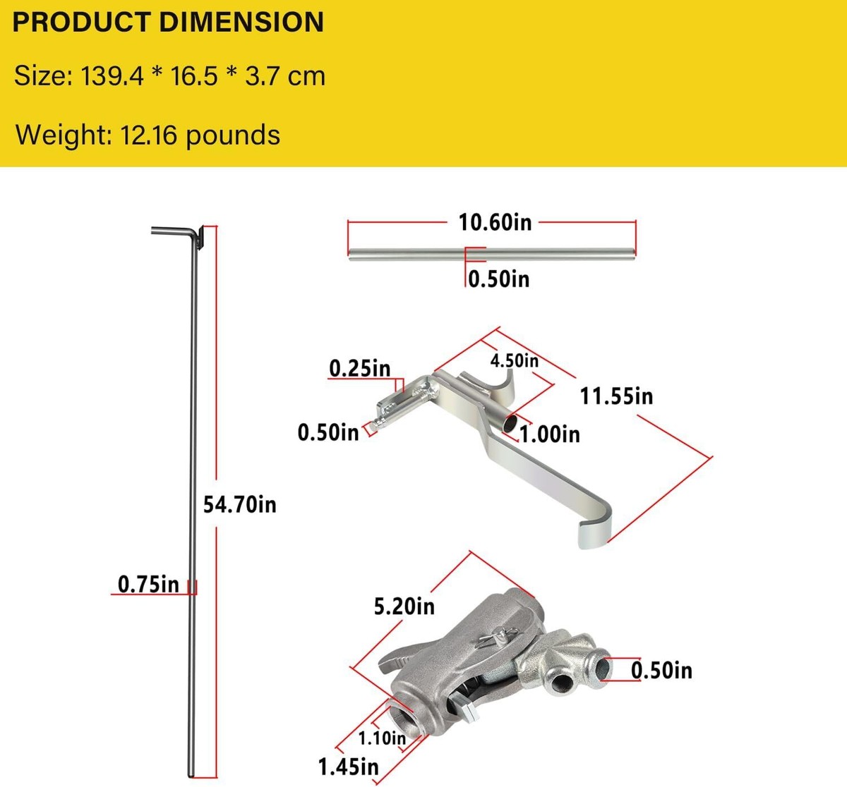 For Monkey-On-A-Stick Friction Jack Set 77043 Versatile Auto Body