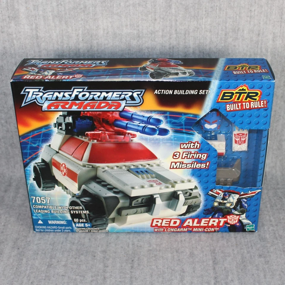 TRANSFORMERS BTR Armada Red Alert Hasbro 2003 Longarm Mini-Con Action Build Set - Bild 3 von 4