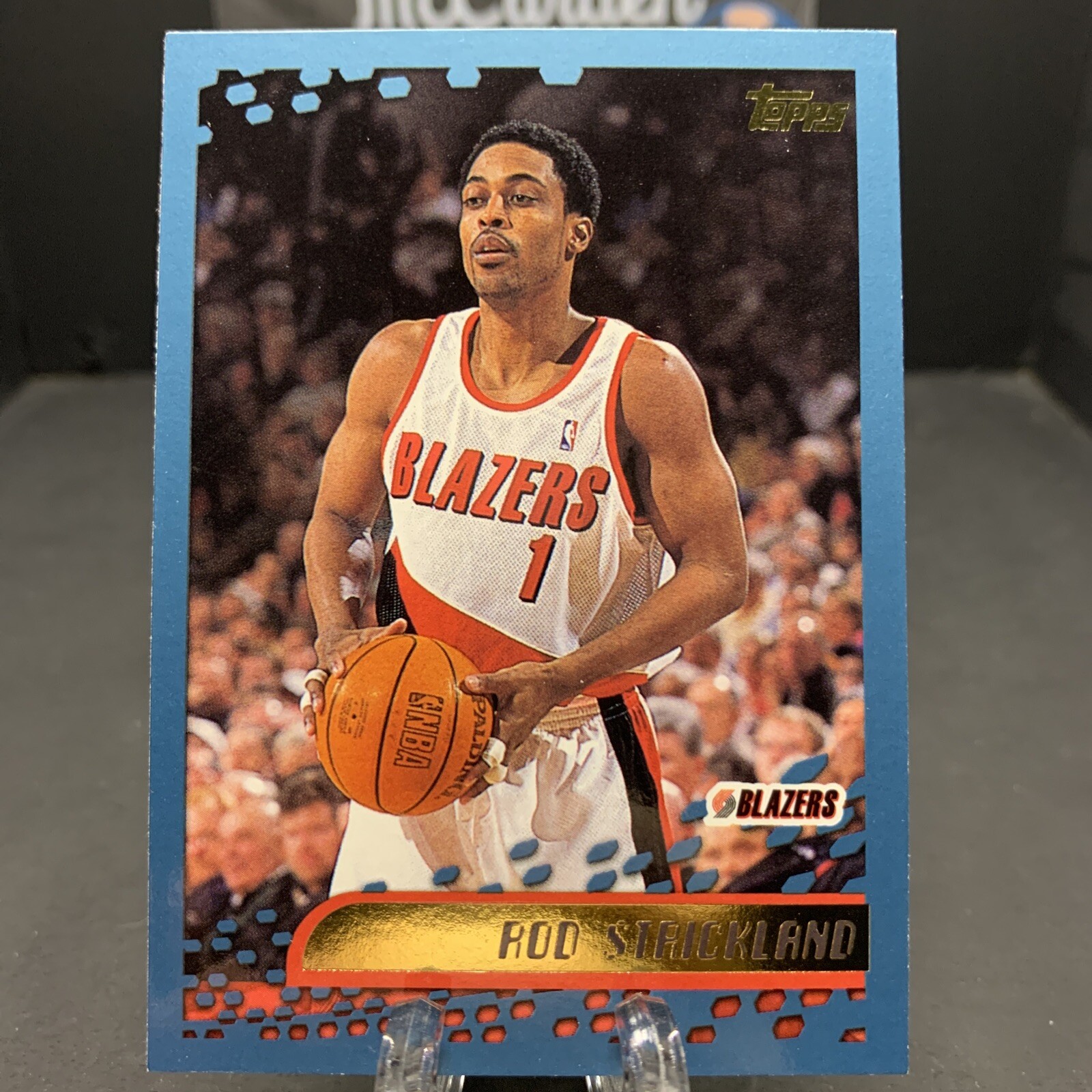2001-02 Topps Rod Strickland #161 Portland Trail Blazers