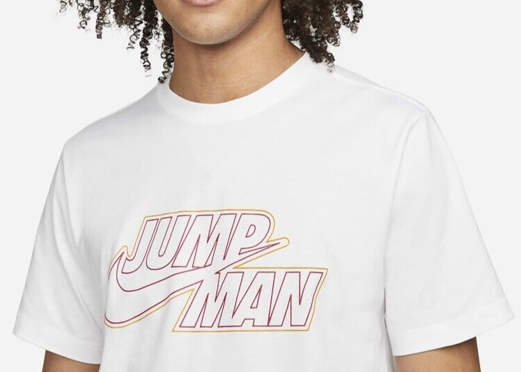 Nike Jordan Men's Jumpman White Multi Active T-Shirt (DN4429