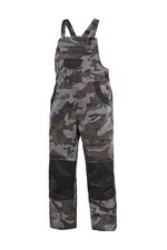Salopette de travail enfant CXS Grey Camo, Pantalon de travail enfant