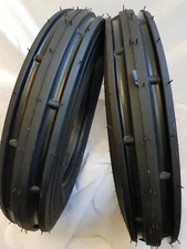 (2 TIRES + TUBES) 5.00X15, 5.00-15 ROAD CREW ST1 JOHN DEERE Tractor Tires 6 PR 