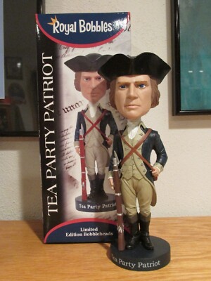 RARE Tea Party Patriot 2011 Royal Bobbles Bobblehead NEW in box