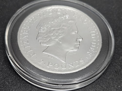2003 Britannia 1oz Silver £2 Coin In Capsule- Only 73,271 Minted!! - Picture 6 of 8