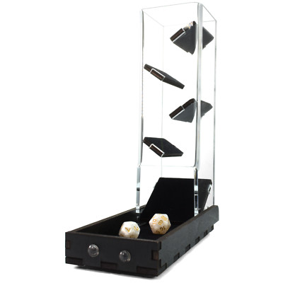 C4Labs-Tall Dice Tower ~ Velvet Lined - softens sound   Color Options