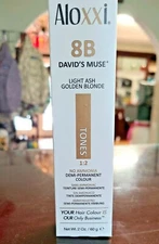 3 Pack ALOXXI TONES 8B David's Muse LIGHT ASH GOLDEN BLONDE 2 oz Tubes Fast Ship