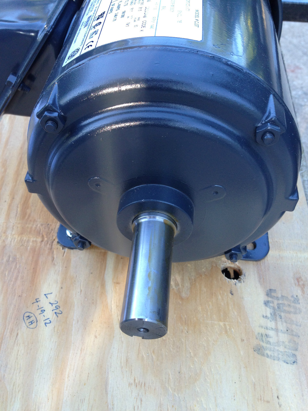 US Motors 1 HP Motor Cat U1P2D 143T Frame 1755 RPM 208/230V Mod. CJ37 NEW! eBay