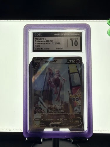 mewtwo v pokemon go 72/78 - CGC 10