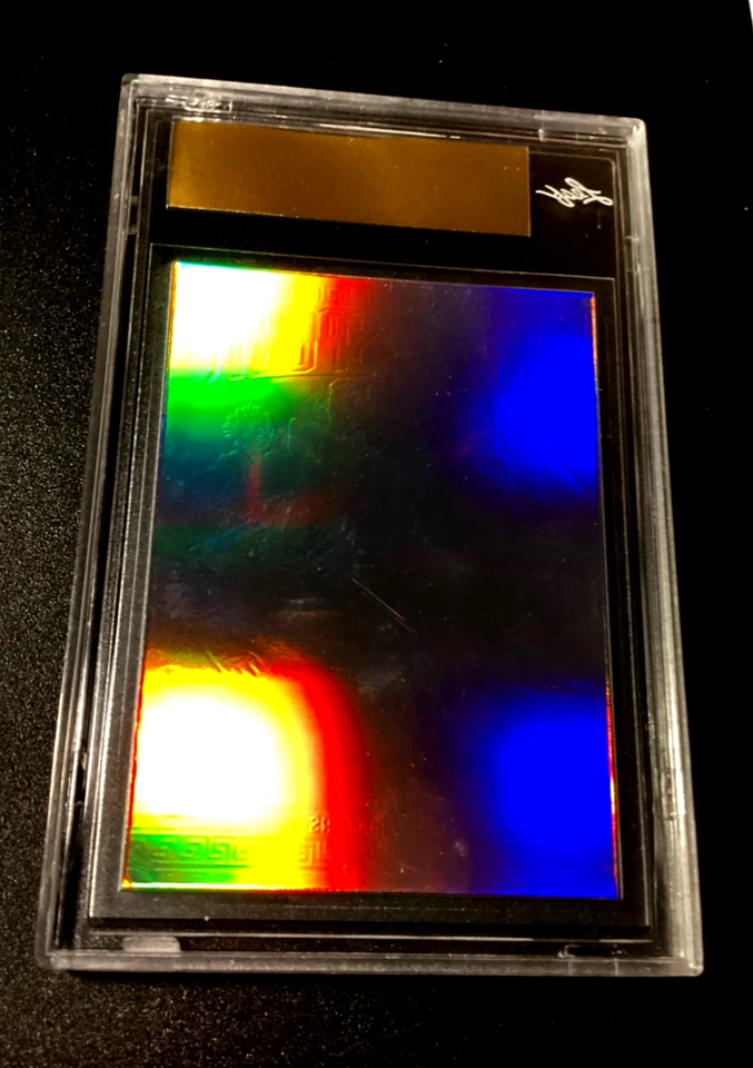 Aaron Rodgers 1/1 2022 Hoja Prismática Platino Azul Refractor SP 1 de 1 Steelers Foto 2 de 4