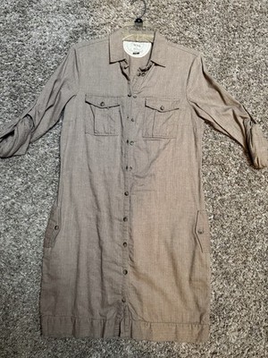 Quince Shirt Dress Womens Small European Linen Button Up Collared Brown | eBay Quince Shirt Dress Womens Small European Linen Button Up Collared Brown | eBay