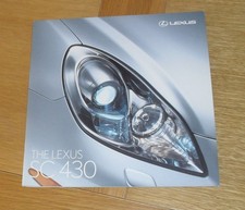 Lexus SC430 Brochure 2005-2006 - UK Market Coupe Convertible
