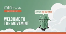 Mint Mobile Prepaid 12 Month 20GB Monthly Data with Unlimited Talk and Text ESIM