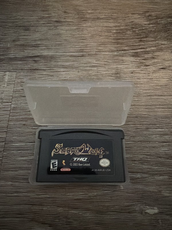 Sabre Wulf Nintendo Game Boy Advance GBA Game Only tested and working!