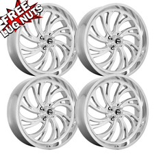 Set-4 Fuel D203 Kompressor Utv 24x7 4x156 Polished 13mm Wheels Rims 24 Inch Set-4 Fuel D203 Kompressor Utv 24x7 4x156 Polished 13mm Wheels Rims 24 Inch